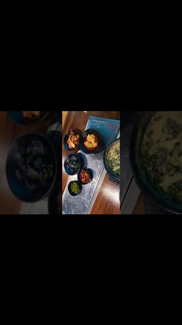 #shorts #food #cooking Pellira sesame seaweed with frozen-dried pollock soup in Korea