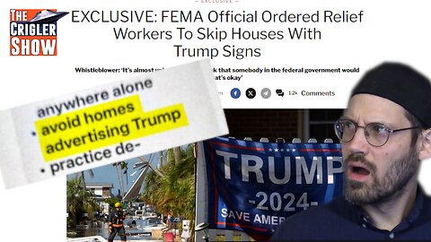 FEMA denies aid to TRUMP SUPPORTERS?!