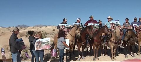 Protesters crash trail ribbon-cutting