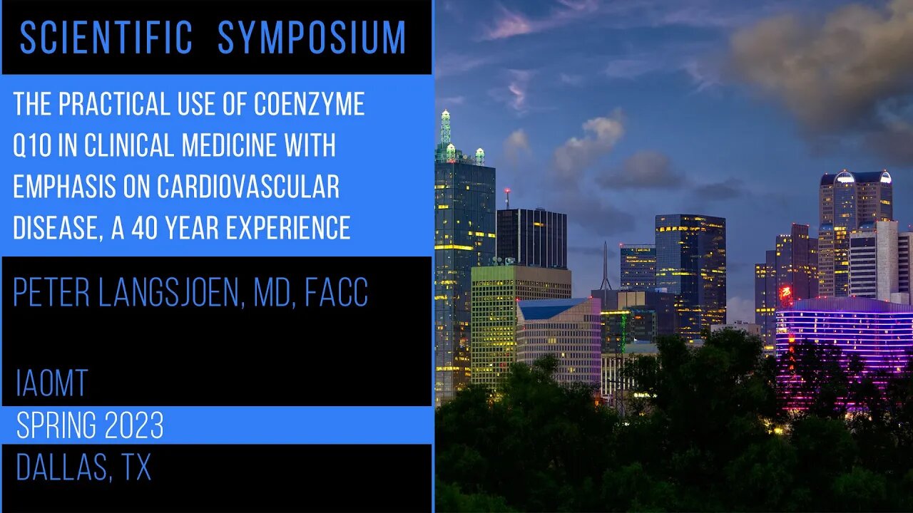 Coenzyme Q10 in Clinical Medicine on Cardiovascular Disease, a 40 yr Experience. Peter Langsjoen, MD