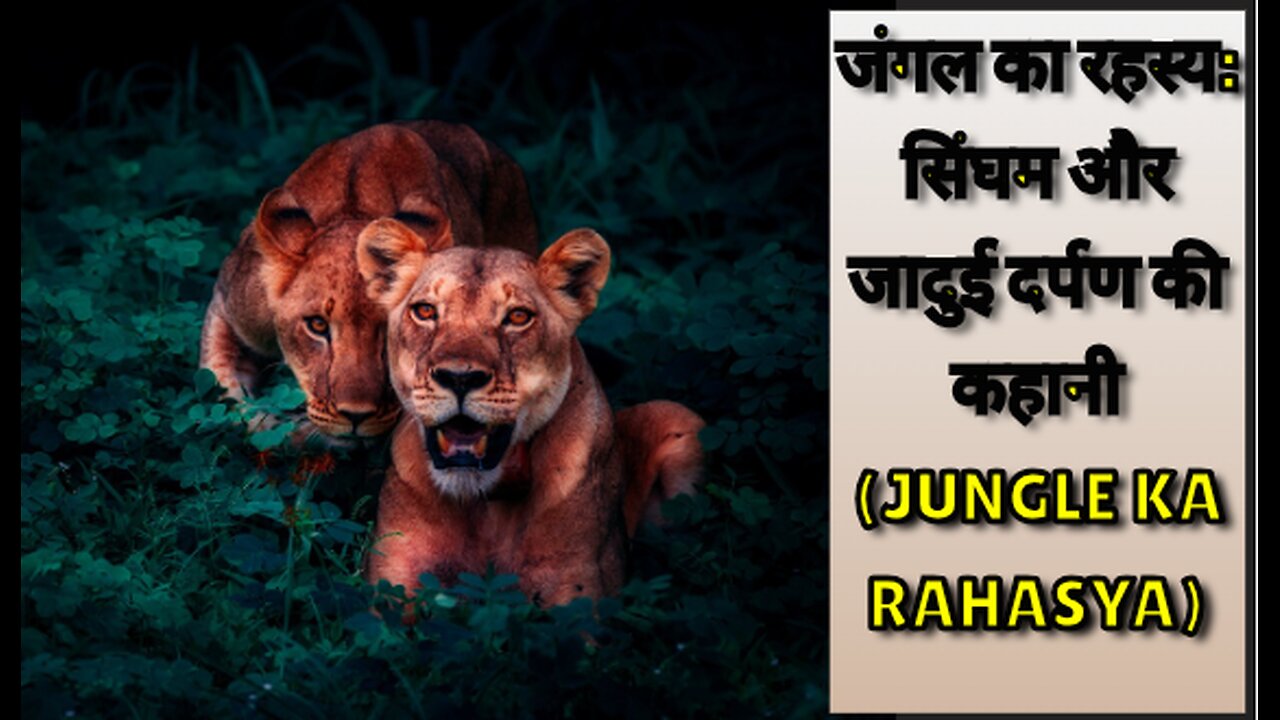 Jungle ka rahasya ( जंगल का रहस्य: सिंघम और जादुई दर्पण की कहानी. )