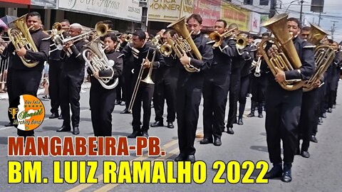 BANDA MARCIAL LUIZ RAMALHO 2022 NO DESFILE CÍVICO 2022 - BAIRRO DE MANGABEIRA-PB. 2022