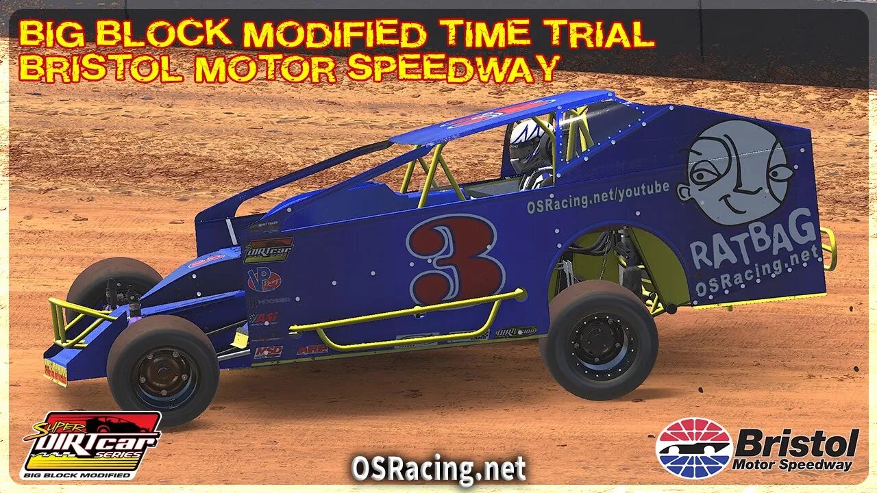 Big Block Modified Time Trial at Bristol Motor Speedway - iRacing Dirt #iracing