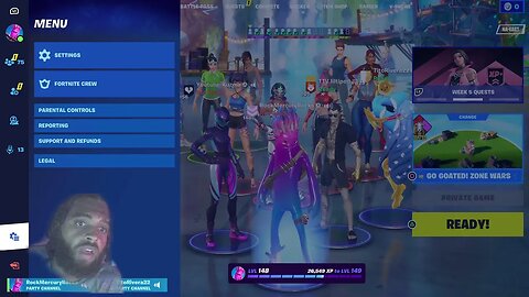 Fortnite with Rock Mercury