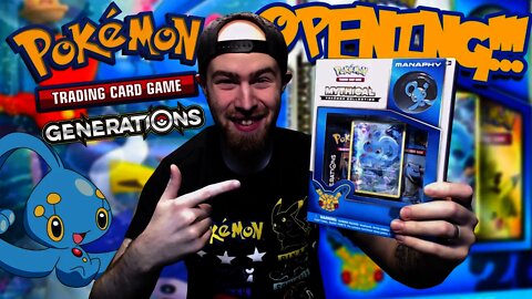 THE CUTEST POKEMON EVER CREATED! - Manaphy Pokemon Generations Pin Collection OPENING!