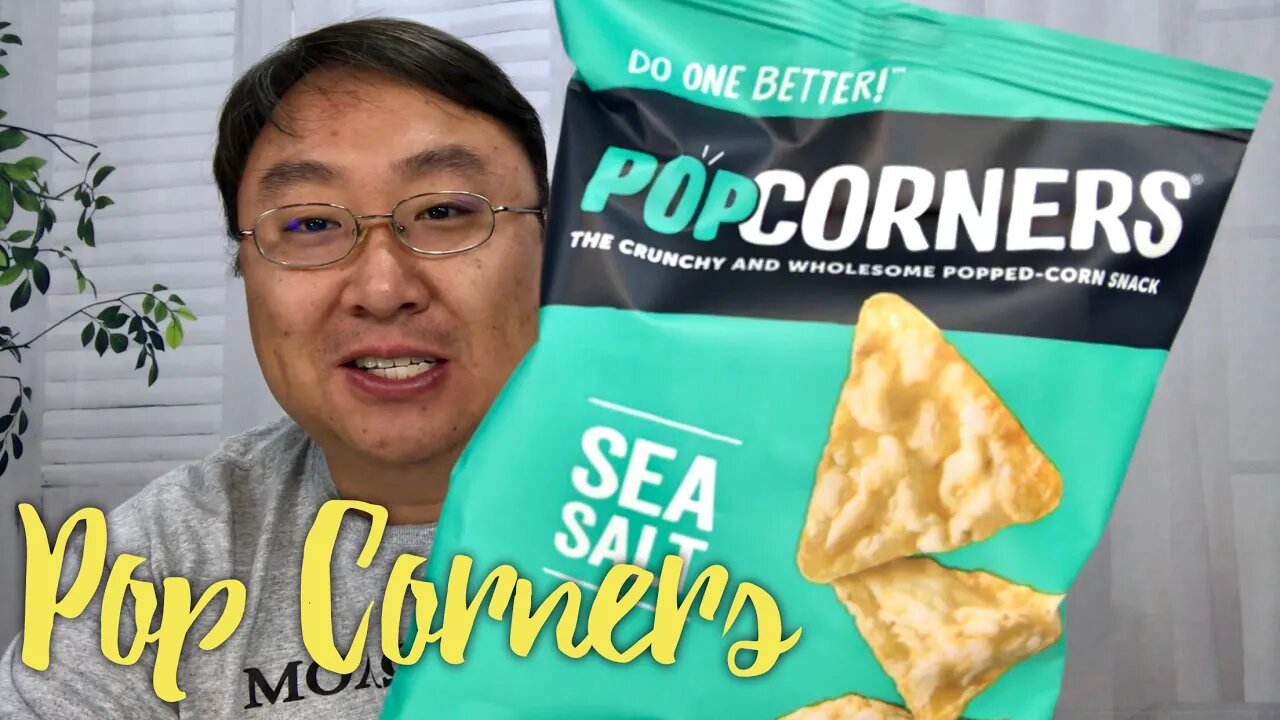 POPCORNERS Sea Salt Flavored Popcorn Chips Taste Test