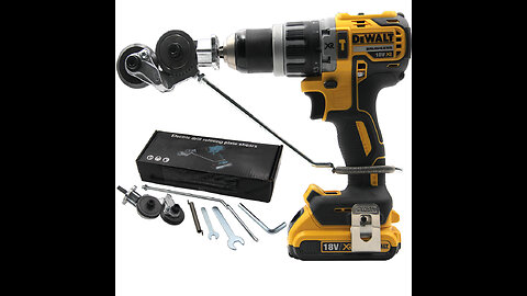 Multifunctional hand electric drill to plate cutter