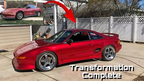 Slamming the MR2 on Massive 245/35/R18! DIY JDM Coilovers Install & Wheels