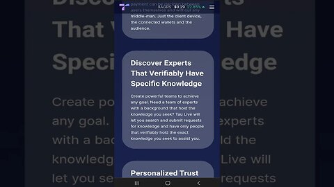 100% Verified Experts with Specific Knowledge 💎 #shorts #TauLive #AGRS #KnowledgeEconomy