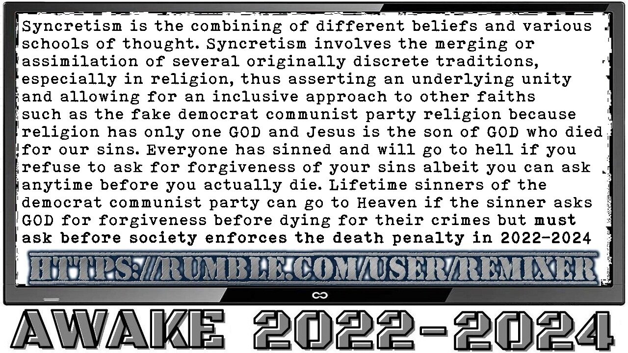 Syncretism 2022 2024