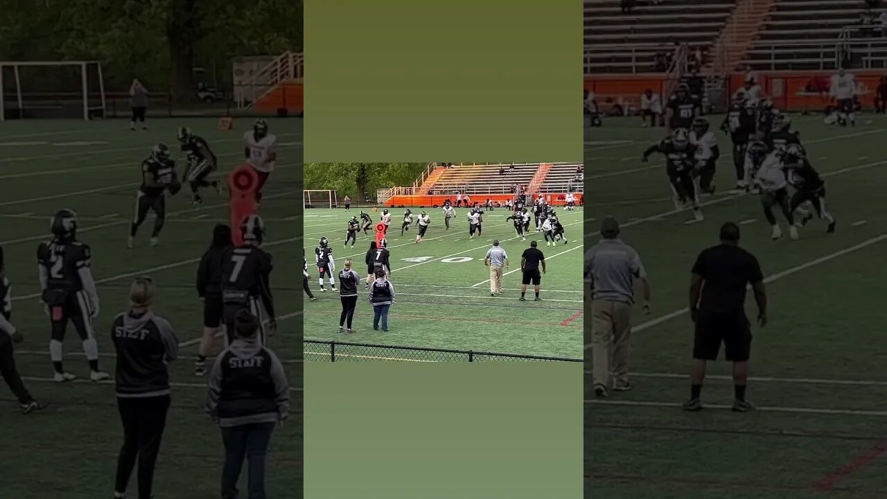 Runningback with a Great Run! #youtubeshorts #semiprofootball #americanfootball #fypシ