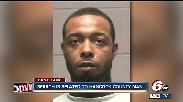 Wanted man ran from Hancock County courthouse, search underway