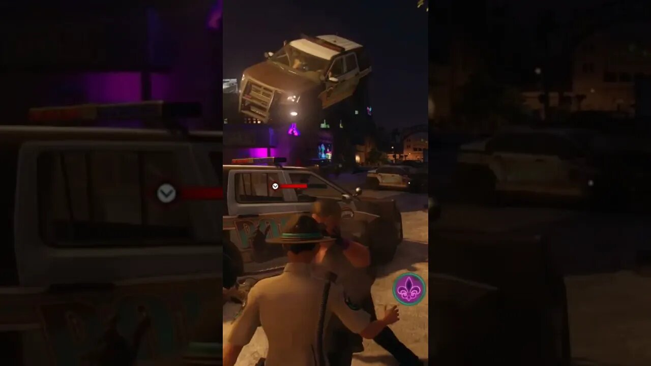 Saints Row: flying police car!