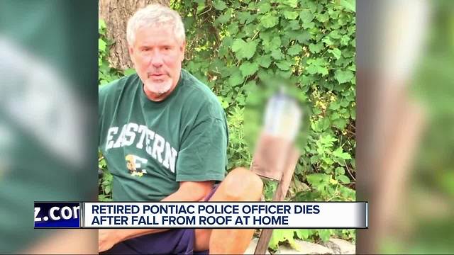 Friends remember retired Pontiac police officer who died after falling off his roof