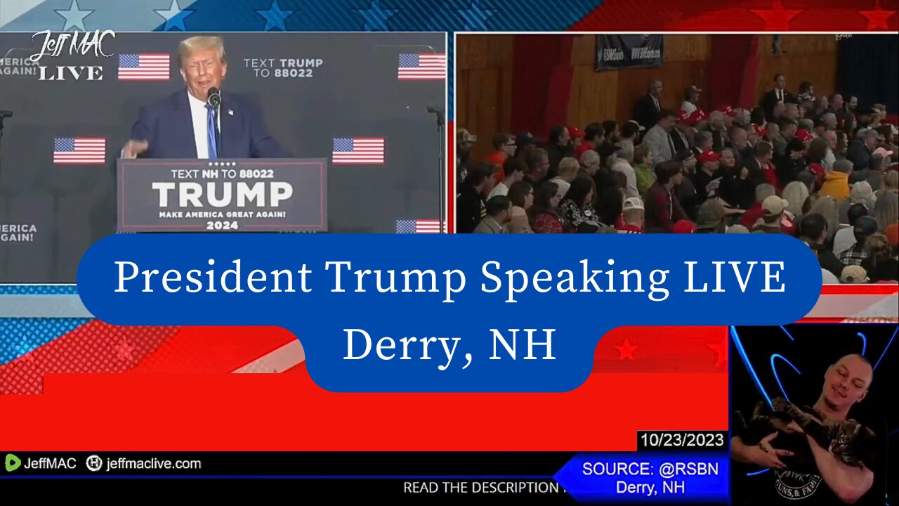 President Trump Speaking LIVE | Derry, NH