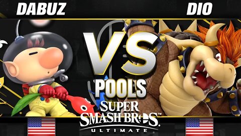 GRV | Dabuz (Olimar) vs. GoTE | Dio (Bowser) - Ultimate Pools - SC United