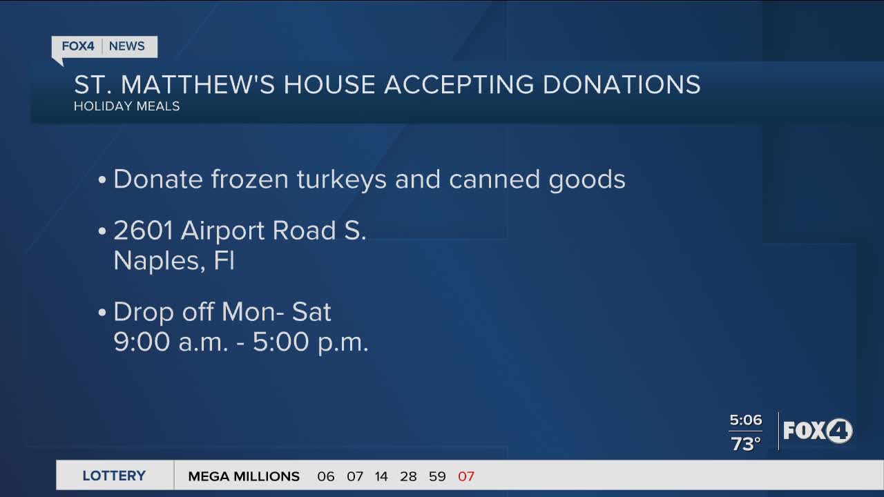 St. Matthews House accepting donations