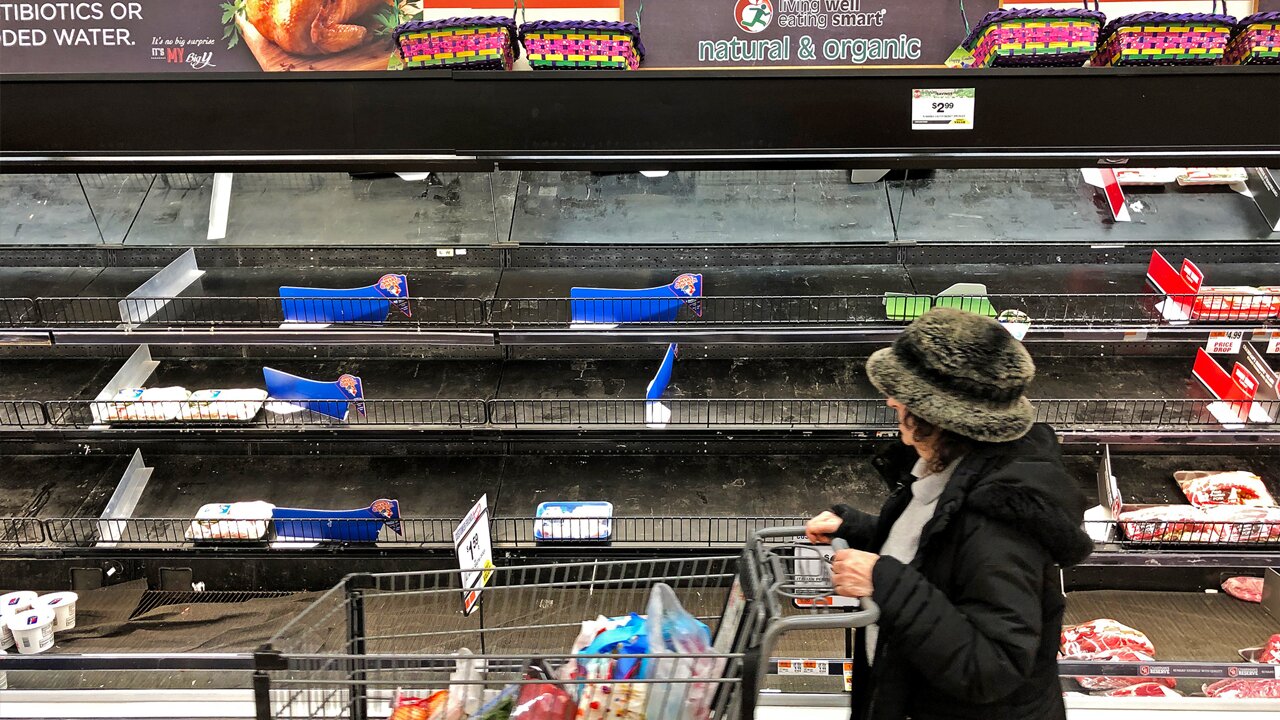 UNABLE TO BUY FOOD! Store Shelves are Starting to Empty!
