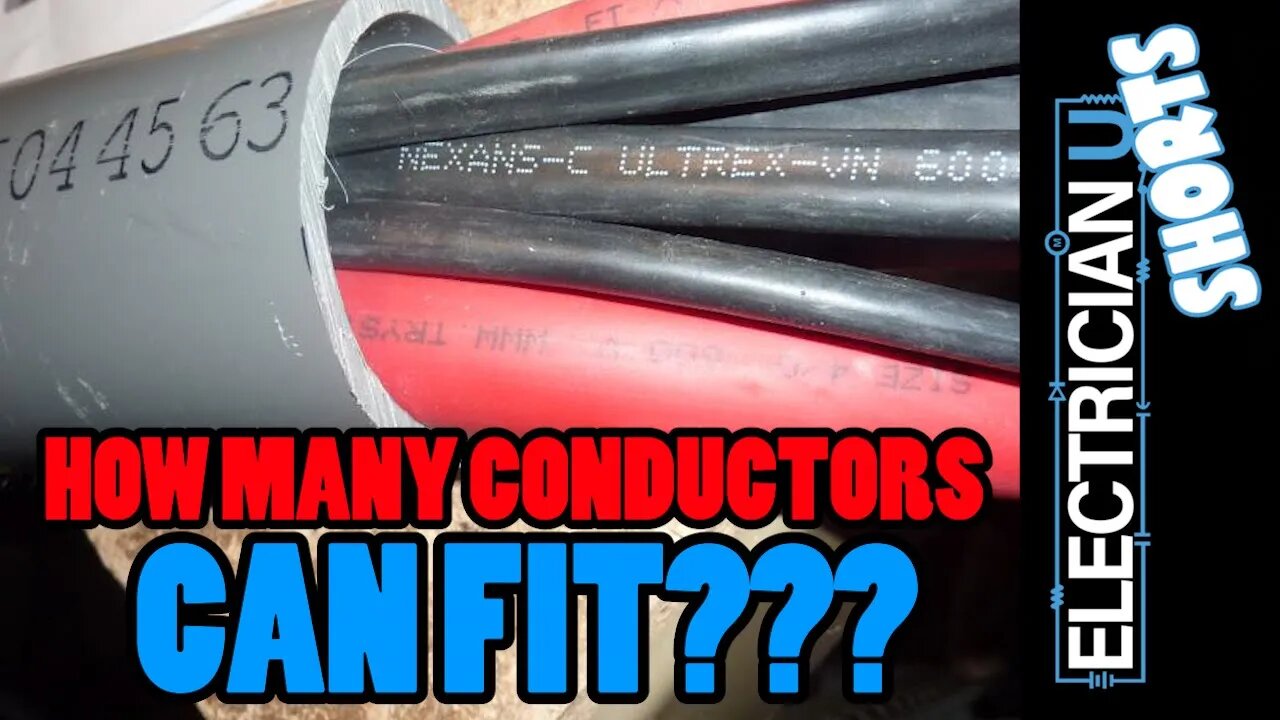 SHORTS - How Many Conductors Can You Put in Conduit PER CODE?