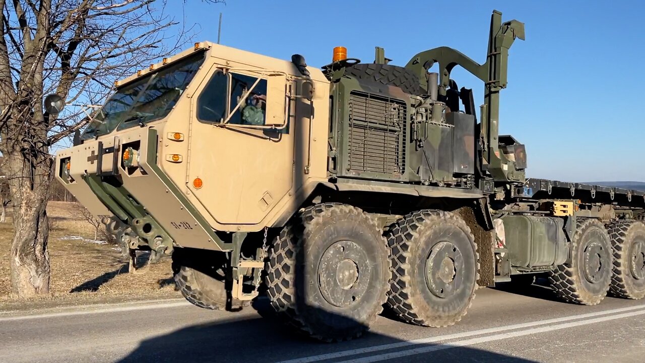 Video Shows US Military Near Ukraine Border