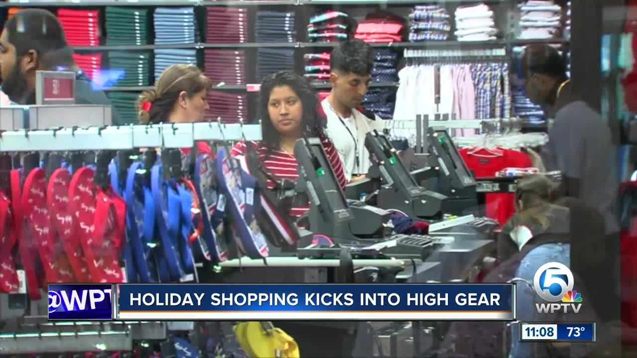 Holiday shopping kicks into high gear