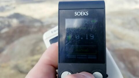 Angel Peak, Badlands, NM, 3.12.18 Testing RAD & EMF levels