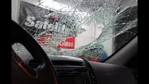 Woman SHATTERS windshield in VIOLENT road rage!
