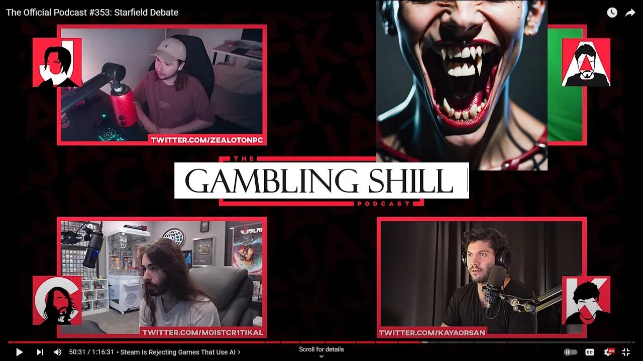 Penguinz0 podcast shills gambling site...