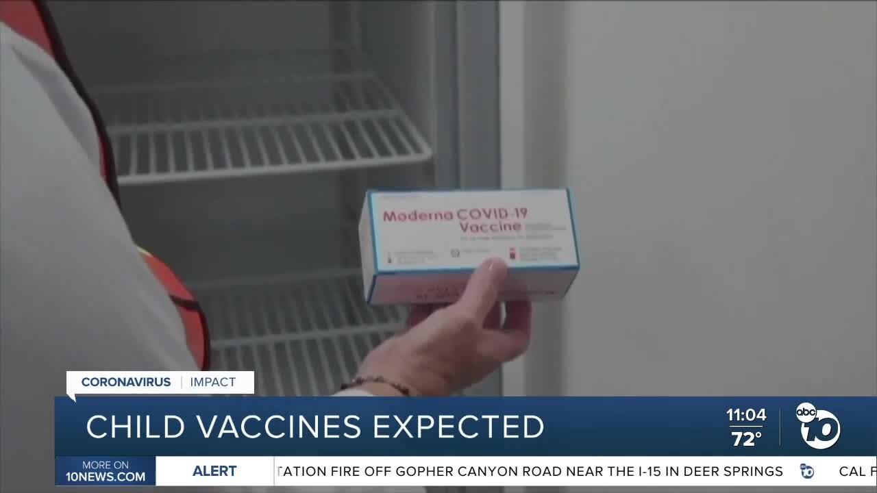 Child vaccines expected soon