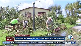 Neighbors helping neighbors across South Florida after Hurricane Irma