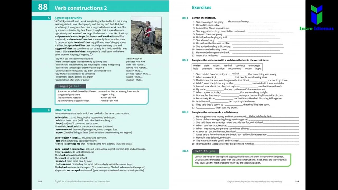 086 - 091 - ENGLISH VOCABULARY IN USE - Intermediate - WORDS AND GRAMMAR - Units 86 - 91