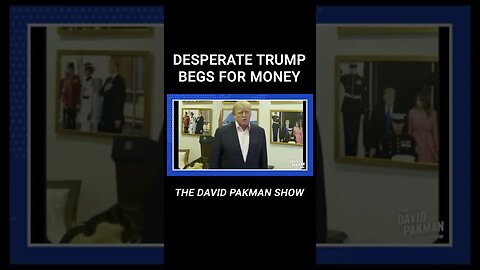 Trump BEGS for Money in HUMILIATING Video #shorts