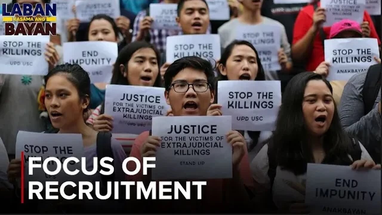 Bakit mga grade 11,12 at mga 1st & 2nd yr. college ang pinaka-focus of recruitment ng CPP- NPA-NDF?