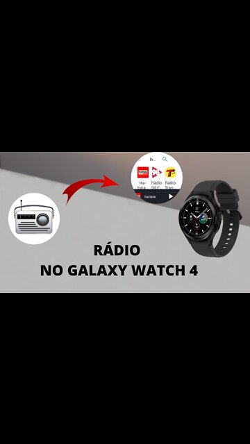 Ouvindo rádio no Galaxy Watch 4