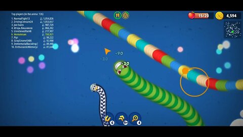 CASUAL AZUR GAMES Worms Zone .io - Hungry Snake 34