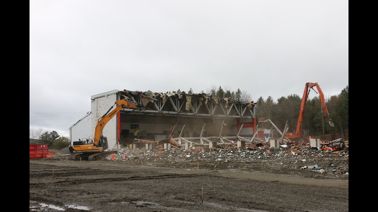 Démolition Aréna Beauceville