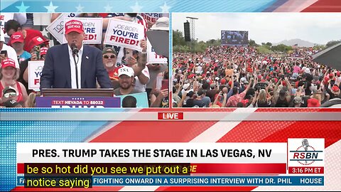 FULL SPEECH President Donald J. Trump Holds a Rally in Las Vegas, NV - 6 9 24