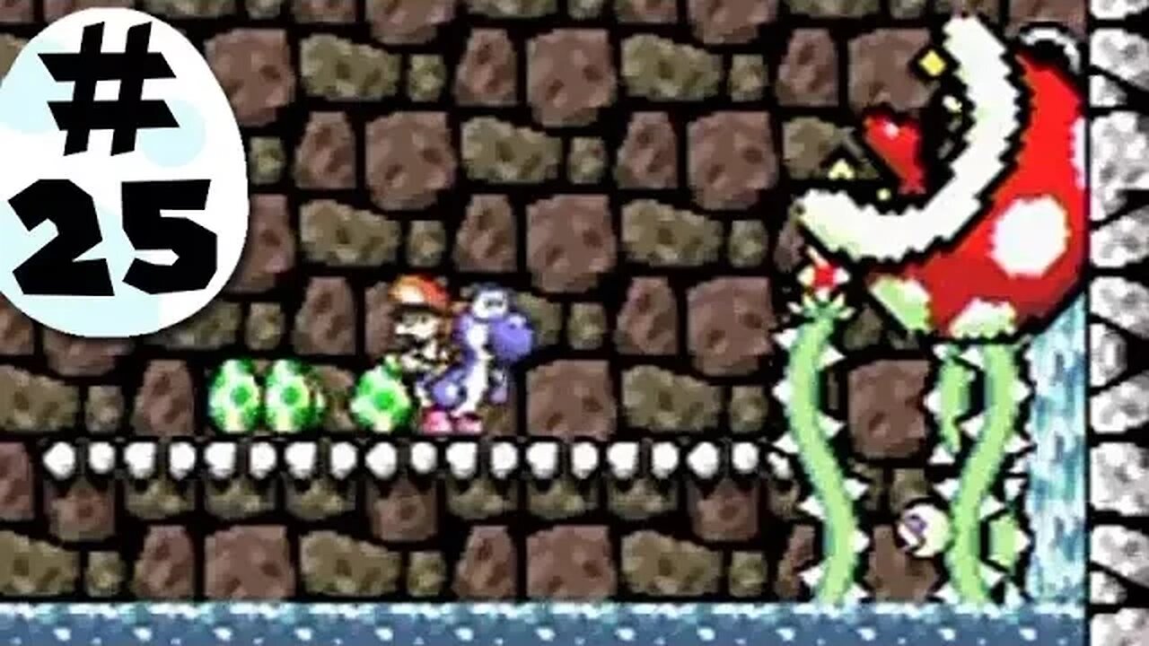 Yoshi's Island 100% Re-Walkthrough Part 25: Outie Piranha's Sewer