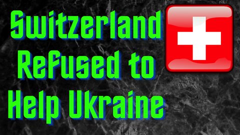 Ukraine, Russia - Peace Conditions - Switzerland Refuses to Provide Medical Aid