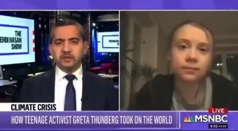 GRETA THUNBERG BREAKS CHARACTER