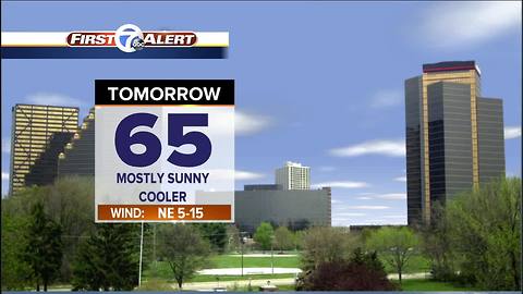 Cooler start to the week