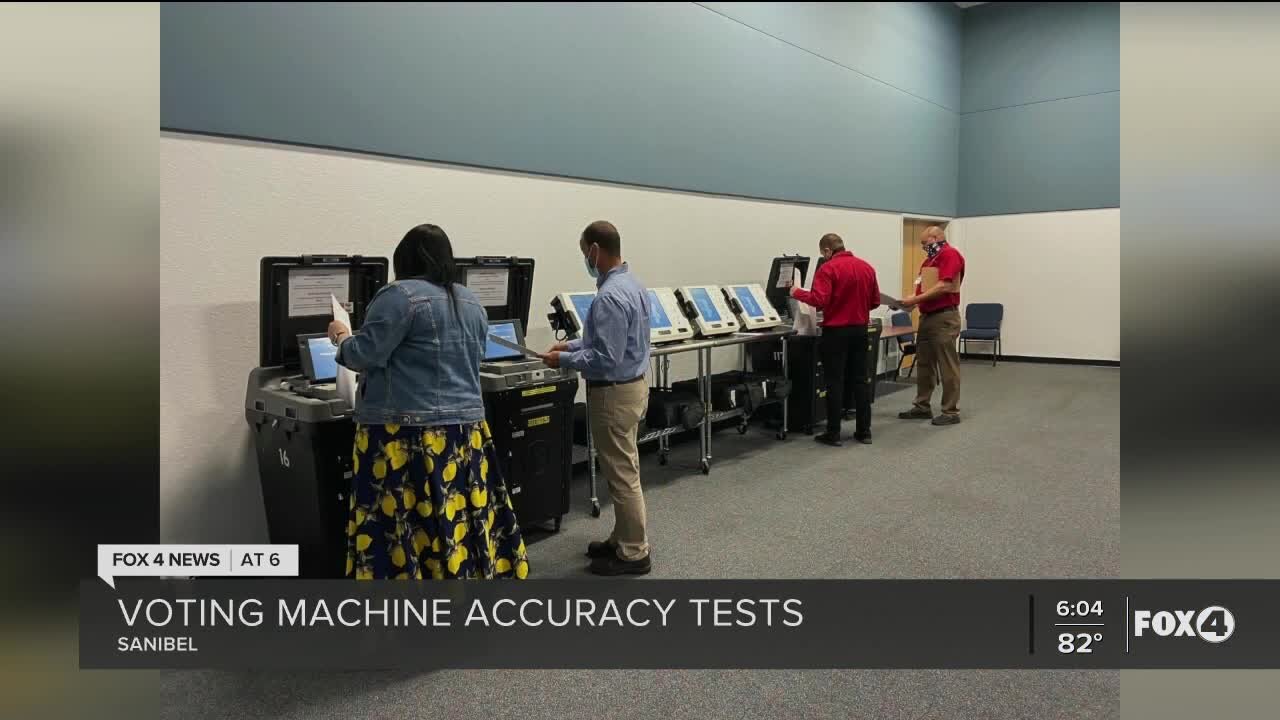 Voting machine accuracy checks as Sanibel election approaches