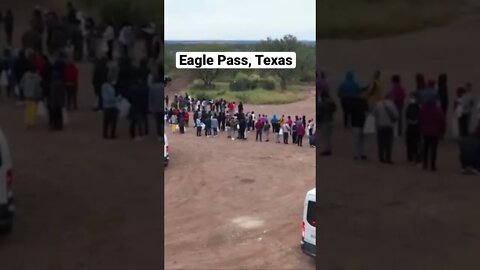 The border crisis in Eagle Pass, Texas. Source: @Bill Melugin on Twitter