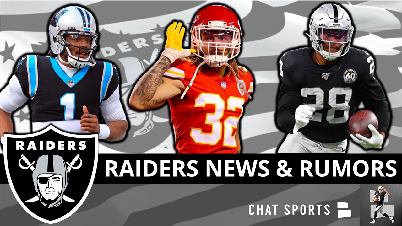 Latest Raiders Free Agency Rumors On Tyrann Mathieu, Cam Newton + Josh Jacobs’ Last Year?