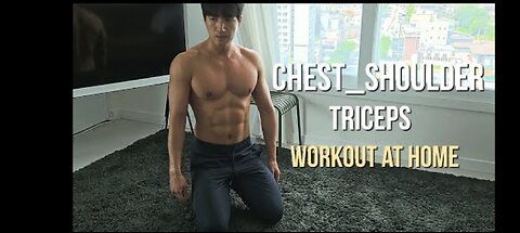 Chest, Shoulder & Triceps Workout (No Equipment, No Gym)