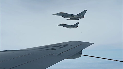 100th ARW supports German fighter jets during exercise Baltic Trident