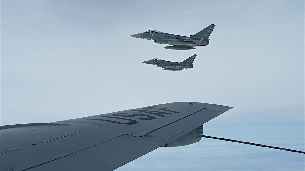 100th ARW supports German fighter jets during exercise Baltic Trident