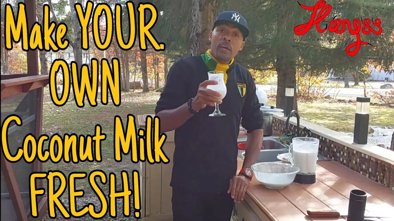 Make Your OWN Coconut Milk FRESH!