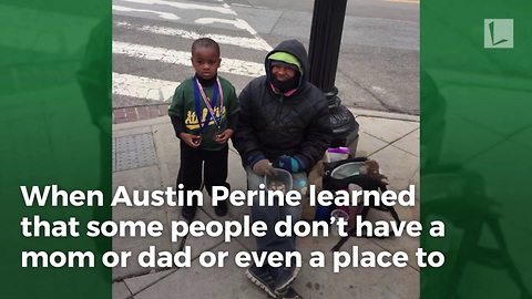 Kindhearted Age 4 Boy Delivers Chicken Sandwiches to Homeless People on Streets