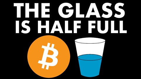 THE COMING MACRO SHIFT #BITCOIN "THE GLASS IS HALF FULL"